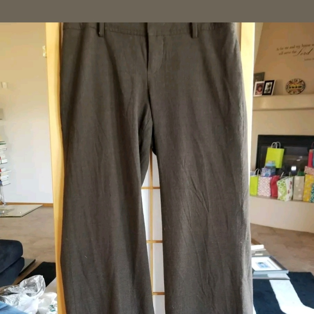 Banana Republic Brown Wool Bootcut Pants, Size 0